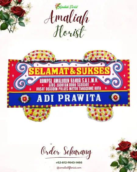 Papan Bunga Ucapan Selamat Ratna Chaton